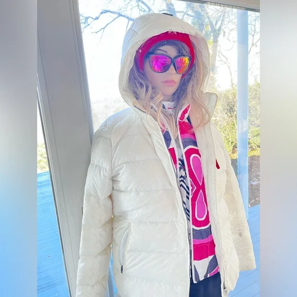 Hilary Radley Pink Geo Puffer Vest - Picture 4 of 8